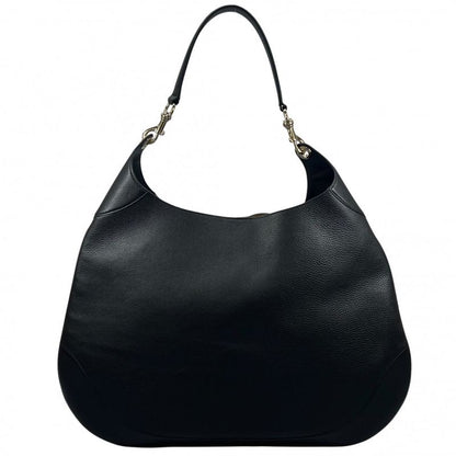 Gucci Handbag Women's Gucci B Medium Shoulder Gucci 820167 Leather Black Gold