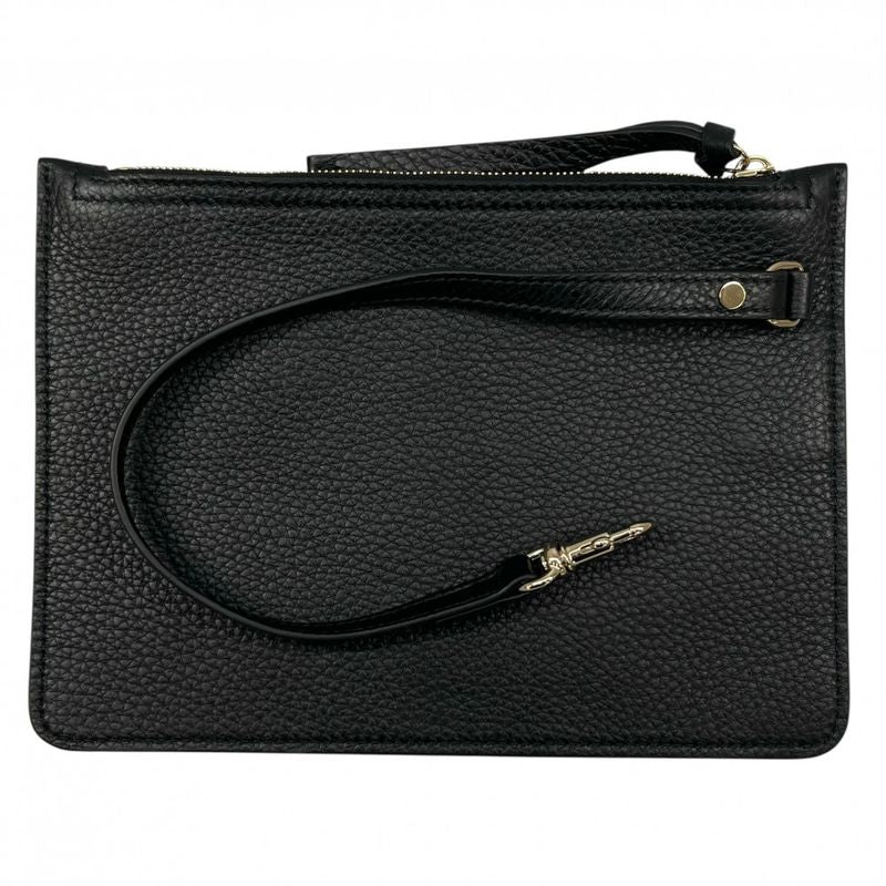 Gucci Handbag Women's Gucci B Medium Shoulder Gucci 820167 Leather Black Gold