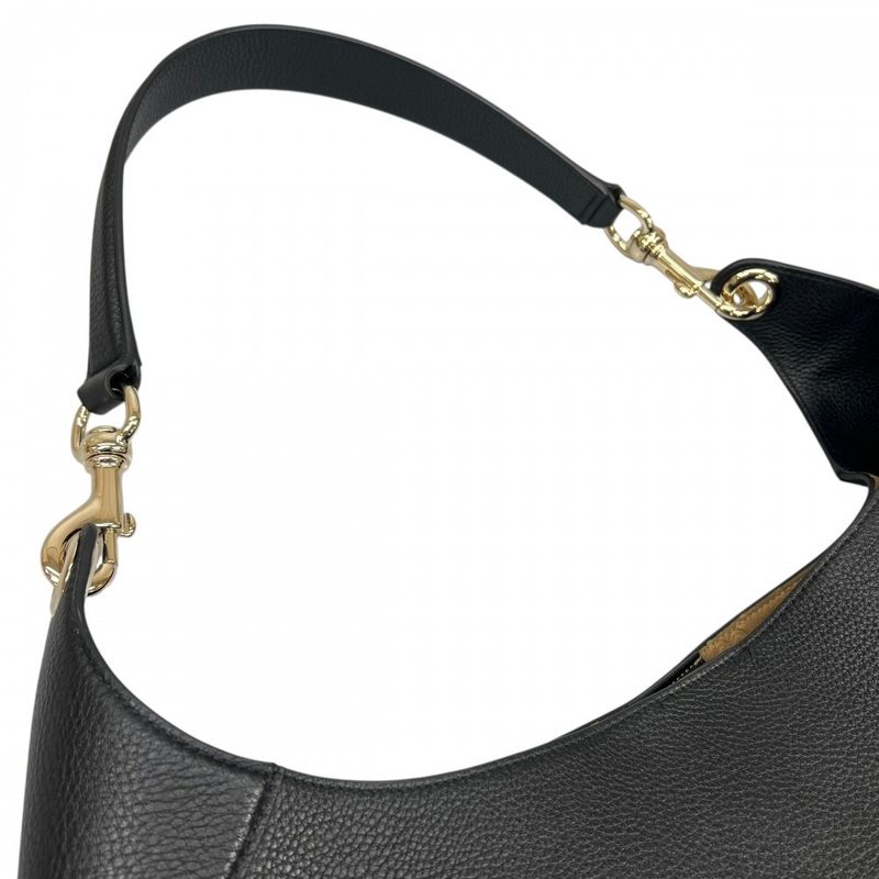 Gucci Handbag Women's Gucci B Medium Shoulder Gucci 820167 Leather Black Gold