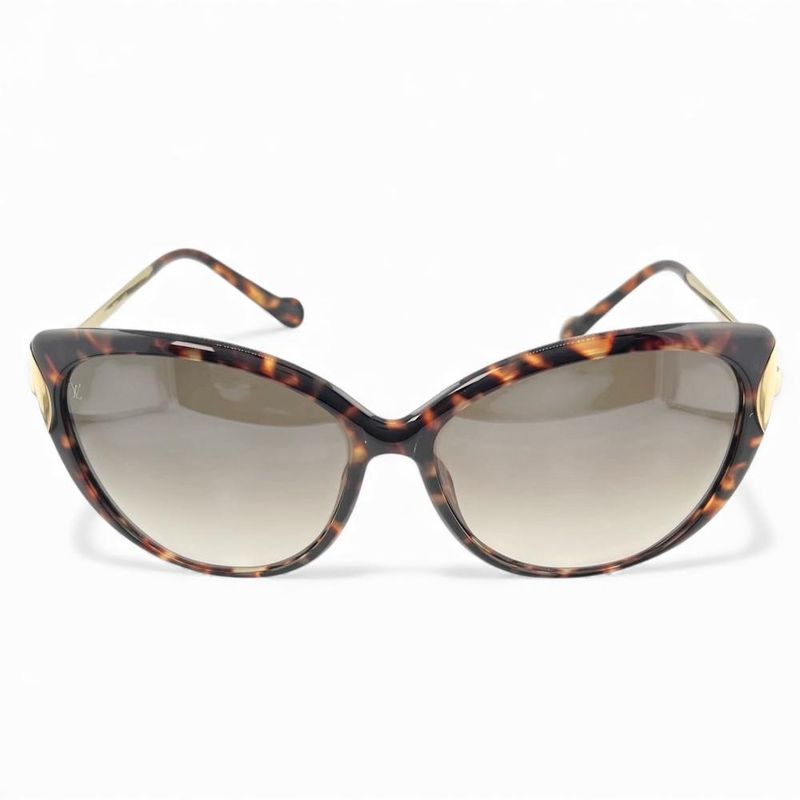 Louis Vuitton Sunglasses Women's Gargan Cat Eye Eyewear Beckoning Pattern Louis
