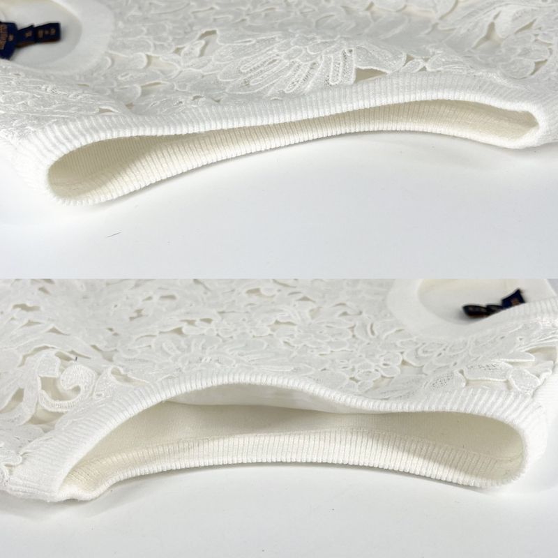 Louis Vuitton Dress Women Knit Sleeveless Dress Apparel Clothing Lace Side