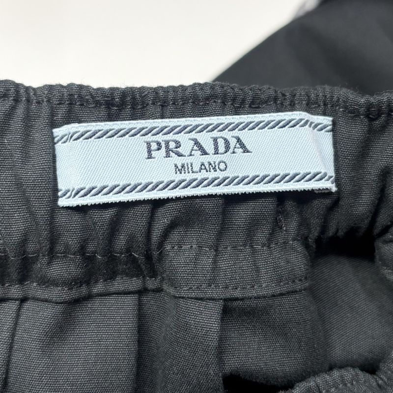 Prada Skirt Women's Zebra Ribbon Bottoms Clothing Apparel Prada 36 Black Cotton