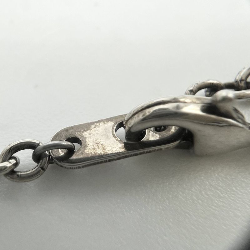 Louis Vuitton Necklace Unisex Snake Pendant Accessory With Adjuster Vintage