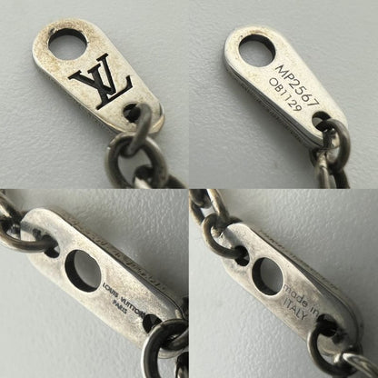 Louis Vuitton Necklace Unisex Snake Pendant Accessory With Adjuster Vintage