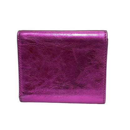 Chanel Trifold Wallet - Pink Leather