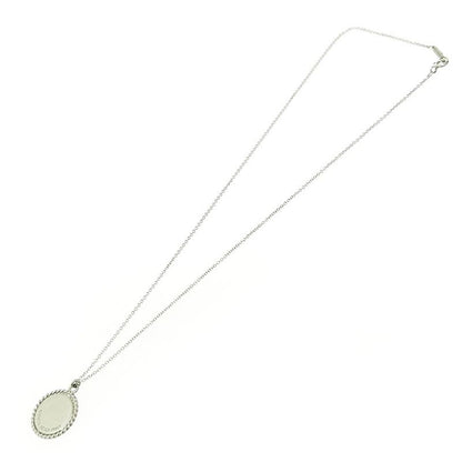 Tiffany & Co Silver Twisted Round Necklace 3.3g 925 Engraved 498917 Necklace