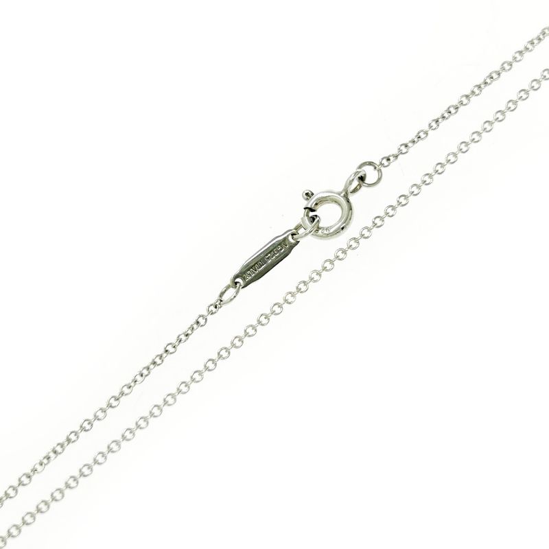 Tiffany & Co Silver Twisted Round Necklace 3.3g 925 Engraved 498917 Necklace