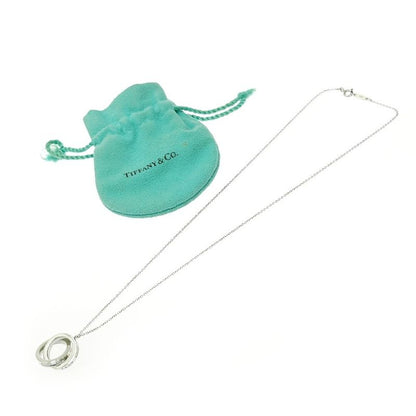 Tiffany & Co Silver 1837 Interlocking Circle Necklace 5.0g 925 Engraved 501588