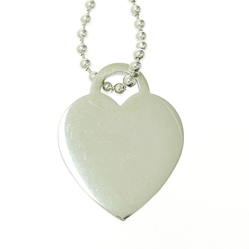 Tiffany & Co Silver Return to Heart Necklace 22.1g 925 Engraved 501660 Necklace