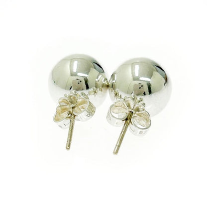 Tiffany & Co Silver Hardware Ball Earrings 4.7g 925 Engraved 505005 Earrings