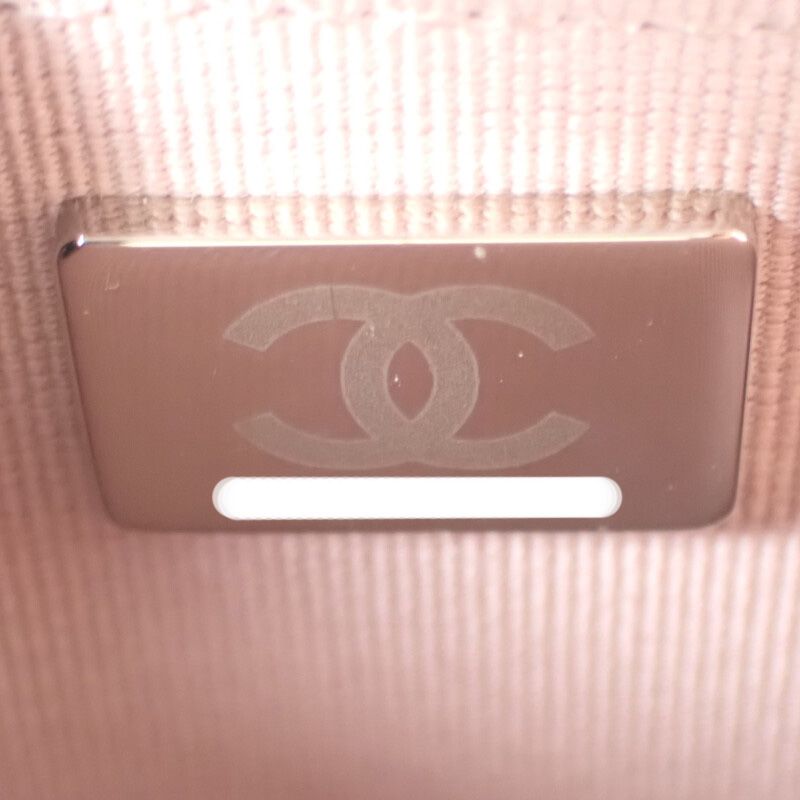 Chanel Classic Shoulder Ap0250 Wallet Chain Caviar Skin Pink Silver Hardware