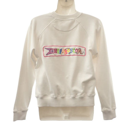 Hermes Chevaloscop 23SS 36 3e4626da Sweatshirt Cotton White Neon Men Women's