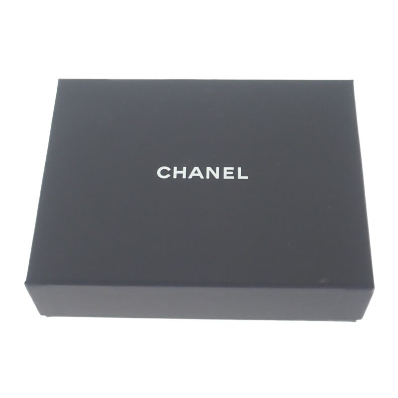 Chanel Bow Aa9921 Barrette Silk Black Silver Hardware Ladies [ranked A