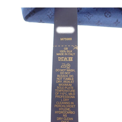 Louis Vuitton Neo Monogrammissime M75988 Necktie Silk Navy Men's [SA Rank