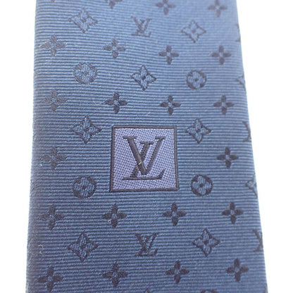 Louis Vuitton Neo Monogrammissime M75988 Necktie Silk Navy Men's [SA Rank