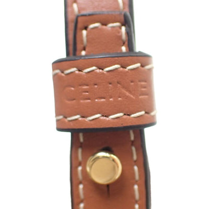 Celine Small Cabas Tice 199162ez7.18tn 2-way Bag Canvas Calf Tobacco Tan Ivory