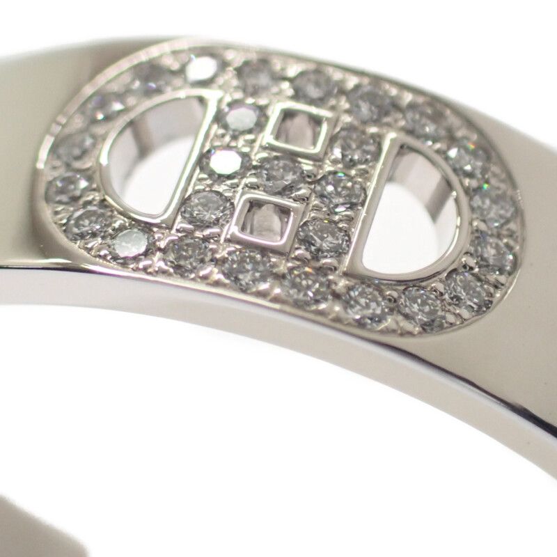 Hermes Hd'ancre PM 17.5 Size 58 H116601b Ring 18K White Gold White Gold Diamond