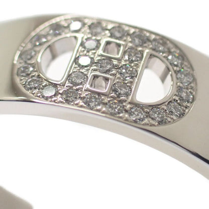 Hermes Hd'ancre PM 17.5 Size 58 H116601b Ring 18K White Gold White Gold Diamond