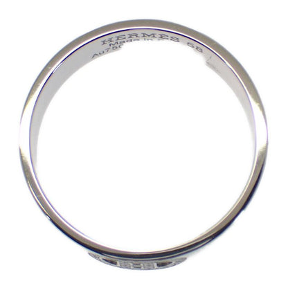 Hermes Hd'ancre PM 17.5 Size 58 H116601b Ring 18K White Gold White Gold Diamond