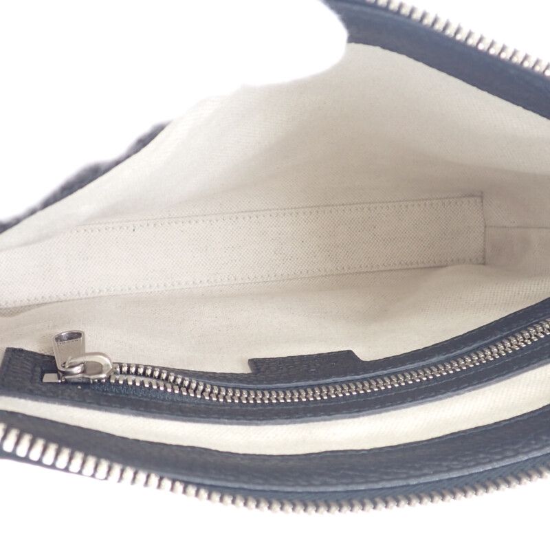 Gucci Jumbo GG Small Messenger Bag 761747_aaby7_1000 Shoulder Bag Leather Black