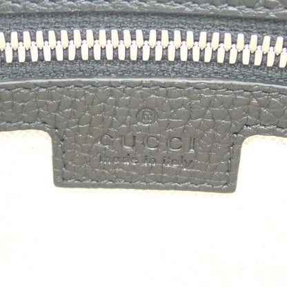 Gucci Jumbo GG Small Messenger Bag 761747_aaby7_1000 Shoulder Bag Leather Black