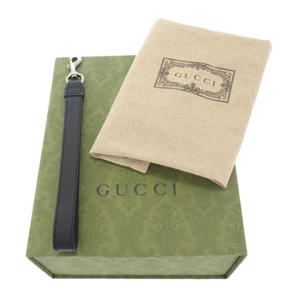 Gucci Jumbo GG Small Messenger Bag 761747_aaby7_1000 Shoulder Bag Leather Black