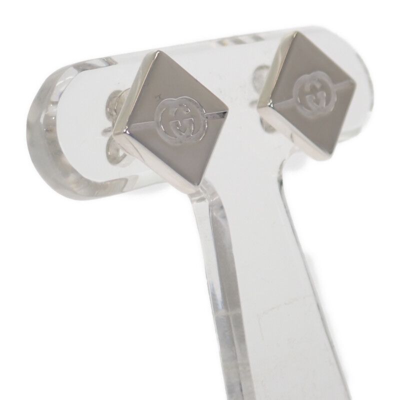 Gucci Diagonal 774033_j8400_8106 Earrings Star Ring Silver Ladies [grade A