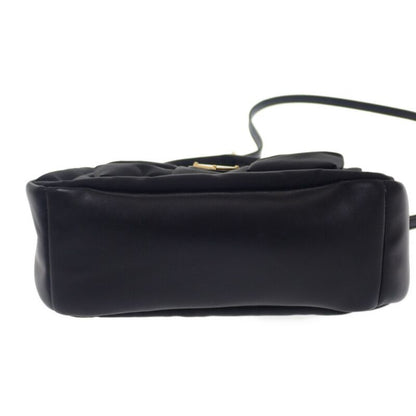 Prada Ribbon Mini 1bc241_rp0c_f0002_v_oxo 2WAY Bag Leather Nylon Black Gold