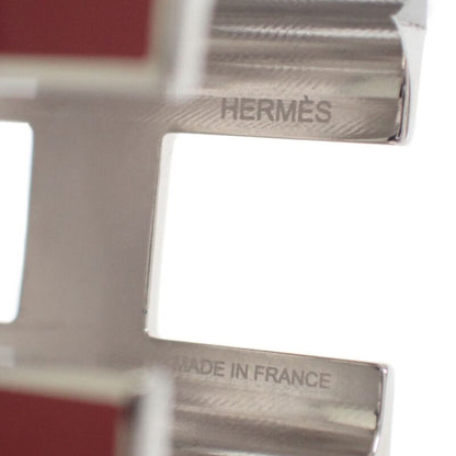 Hermes H Cheval H603853s_01 Scarf Ring Scarf Clip Metal Red Black Ladies Gift