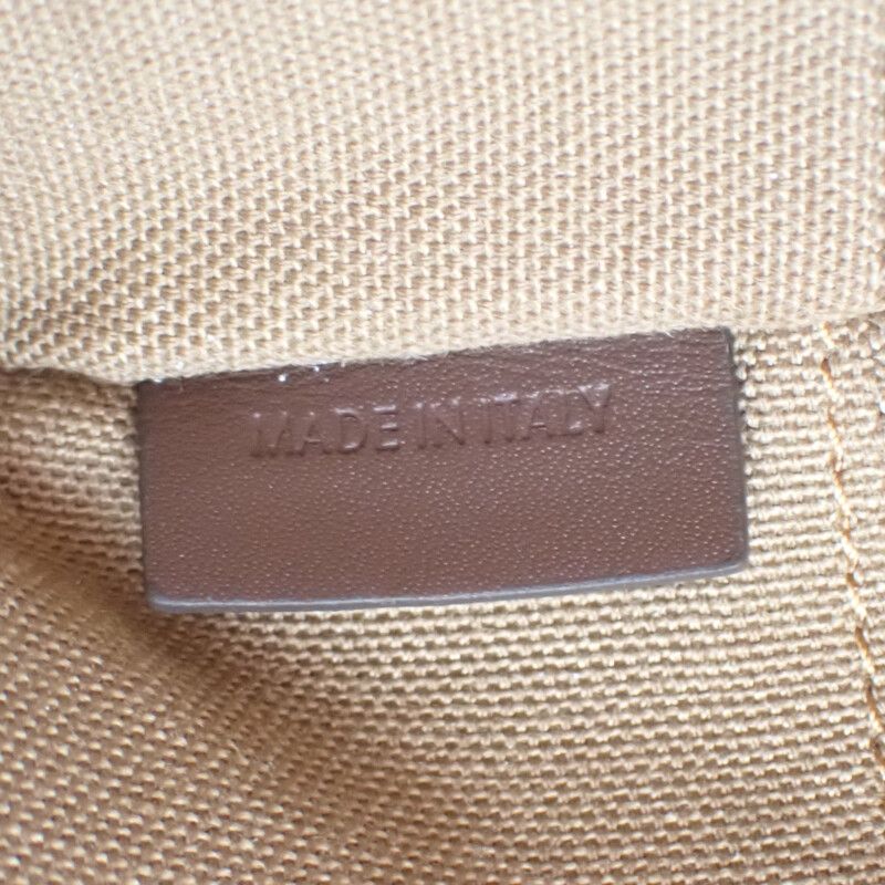 Celine Mini Cabas Tote 116992fry.02nu 2WAY Bag Leather Raffia Brown Ladies