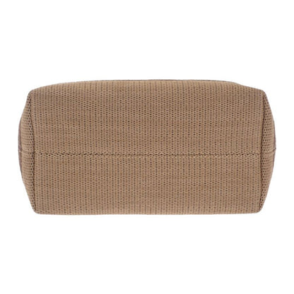 Celine Mini Cabas Tote 116992fry.02nu 2WAY Bag Leather Raffia Brown Ladies