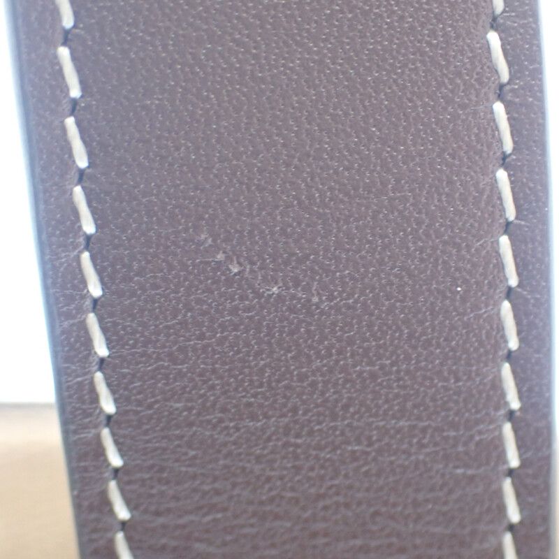 Celine Mini Cabas Tote 116992fry.02nu 2WAY Bag Leather Raffia Brown Ladies