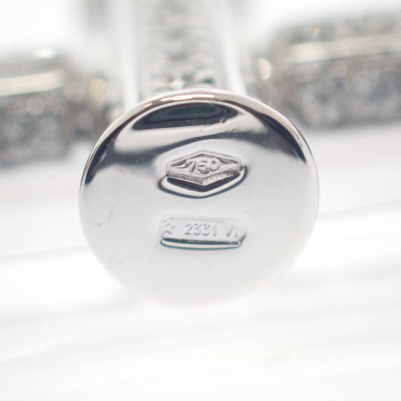 Bulgari Bvlgari Latin Cross 328947 Necklace 18K White Gold White Gold Diamond