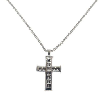 Bulgari Bvlgari Latin Cross 328947 Necklace 18K White Gold White Gold Diamond