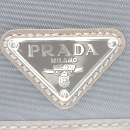 Prada Re-nylon×leather 2mc025_384_f0c1b Card Case Nylon Navy Dark Brown Ladies