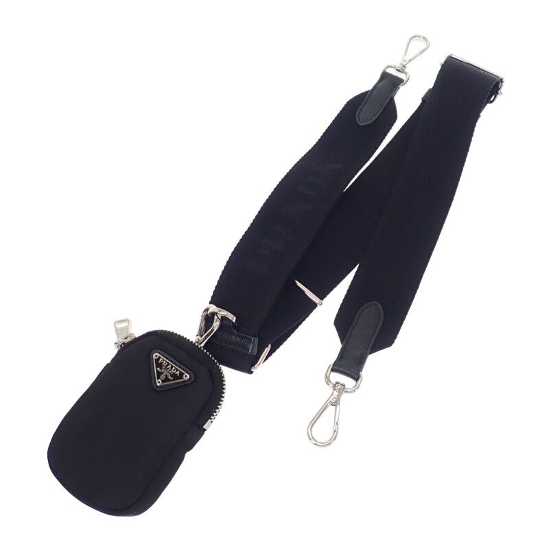 Prada Re-edition 2005 Shoulder Bag Handbag 1bh204 2WAY Bag Nylon Black Silver