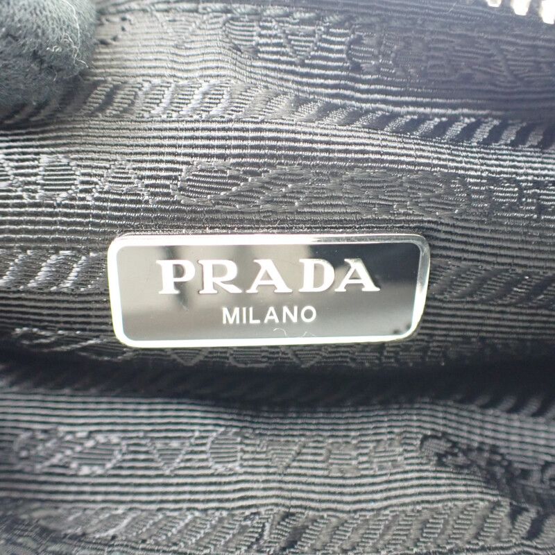 Prada Re-edition 2005 Shoulder Bag Handbag 1bh204 2WAY Bag Nylon Black Silver