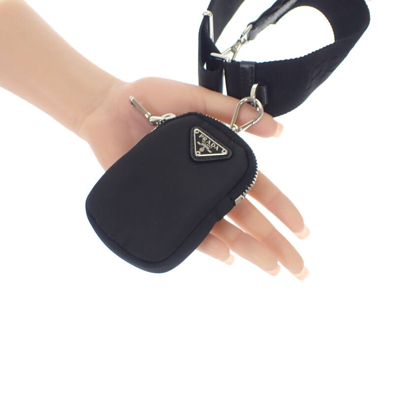 Prada Re-edition 2005 Shoulder Bag Handbag 1bh204 2WAY Bag Nylon Black Silver