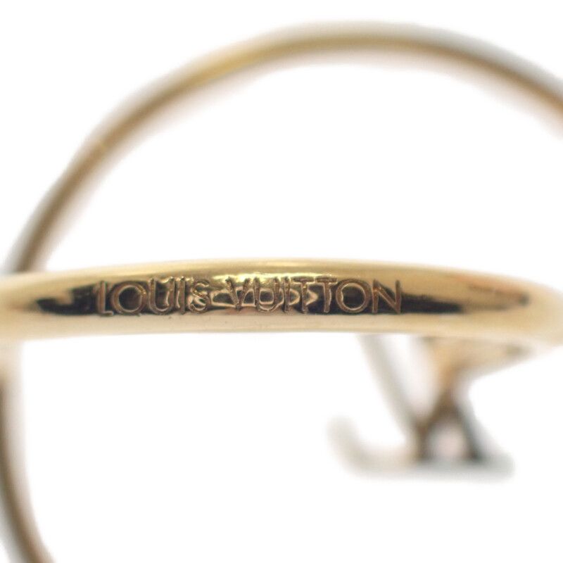 Louis Vuitton Burg LV Eclipse M00769 Ring Gold Plated Gold Brand Size M Size