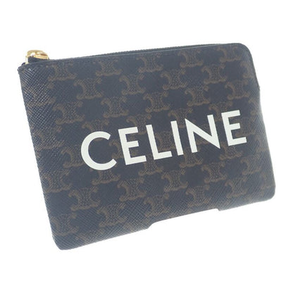 Celine Coin Purse 10c662ca2-38no Coin Case Coin Purse Triomphe Canvas Black