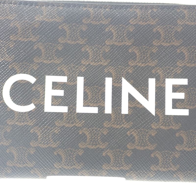 Celine Coin Purse 10c662ca2-38no Coin Case Coin Purse Triomphe Canvas Black
