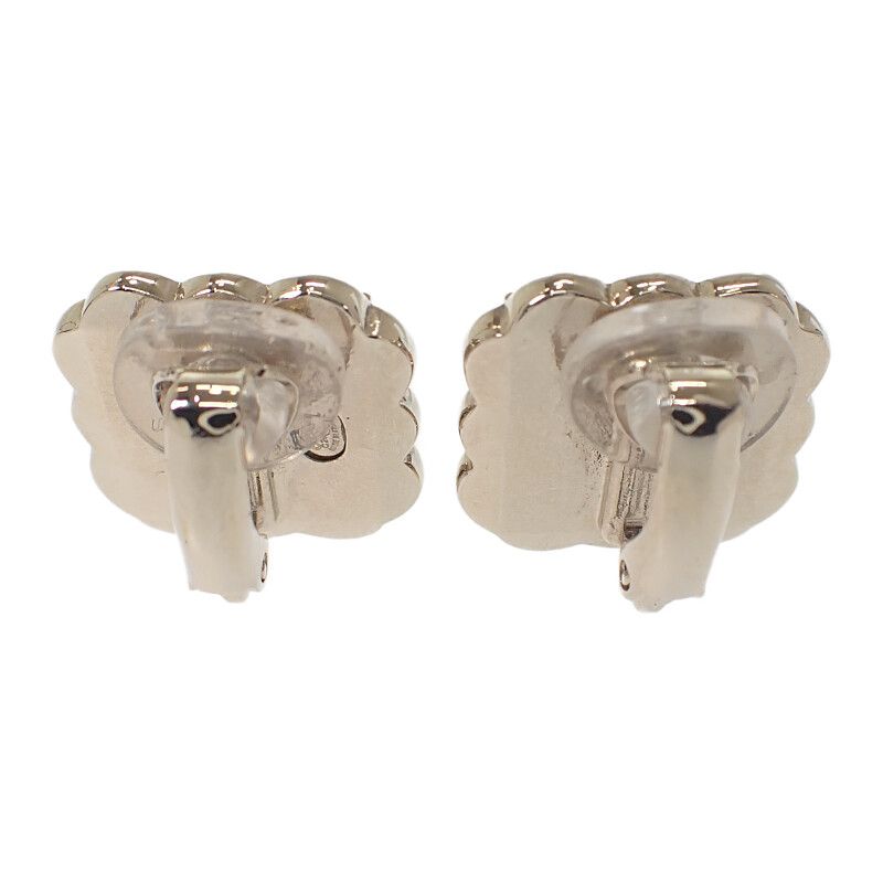 Chanel Square Coco Mark Earrings Abe425 B18071 Nzt06 Metal Resin White Black