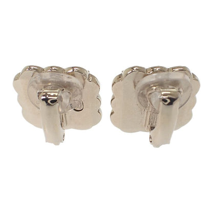 Chanel Square Coco Mark Earrings Abe425 B18071 Nzt06 Metal Resin White Black