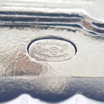 Chanel Square Coco Mark Earrings Abe425 B18071 Nzt06 Metal Resin White Black