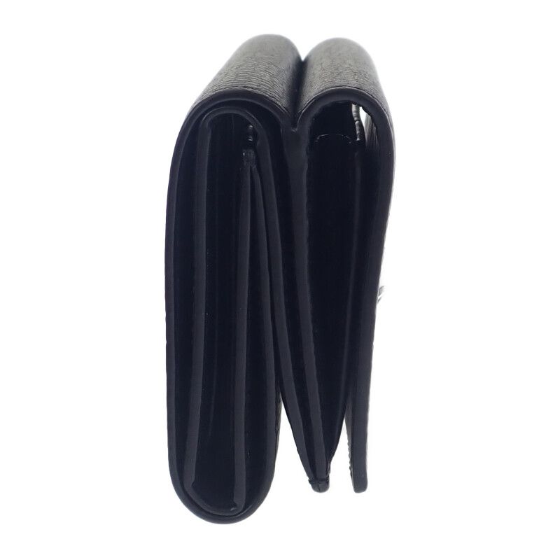 Loewe Trifold Wallet C660tr2x02 Trifold Wallet Soft Grain Calf Black Men Ladies