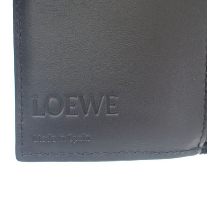 Loewe Trifold Wallet C660tr2x02 Trifold Wallet Soft Grain Calf Black Men Ladies