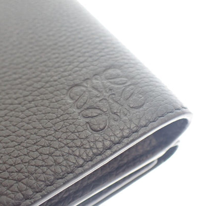 Loewe Trifold Wallet C660tr2x02 Trifold Wallet Soft Grain Calf Black Men Ladies