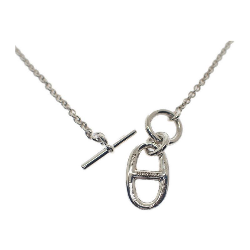 Hermes Amulet Chaine D'ancre H104141b-00 Necklace Silver 925 Ladies Gift [grade