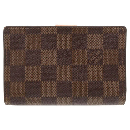 Louis Vuitton Portefeuille Juliette Damier N60380 IC Brown Folded Wallet LV