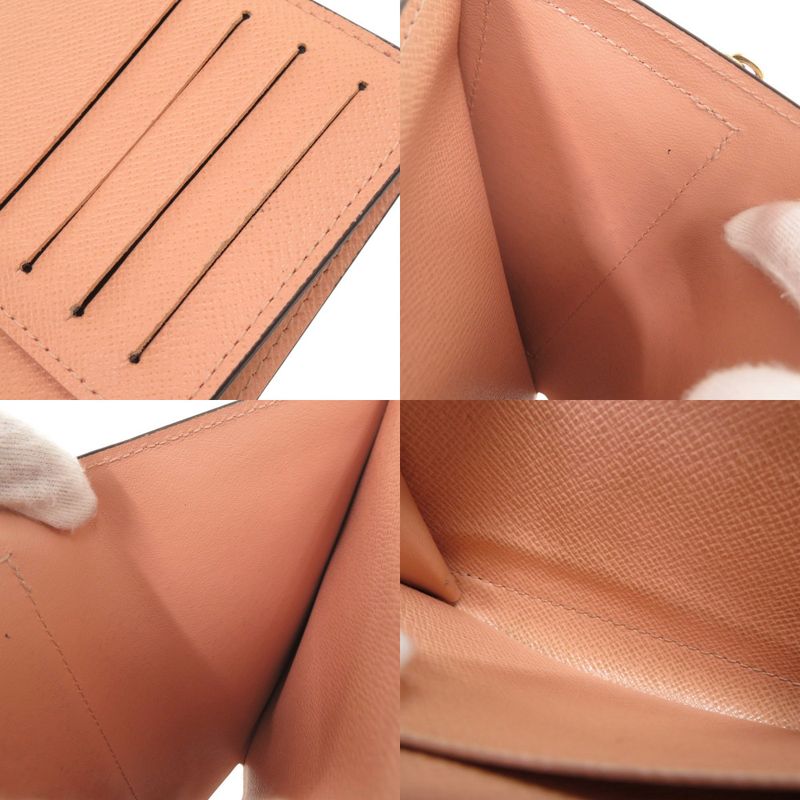 Louis Vuitton Portefeuille Juliette Damier N60380 IC Brown Folded Wallet LV